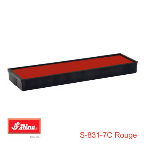 Cassette Shiny S-831-7 - rouge
