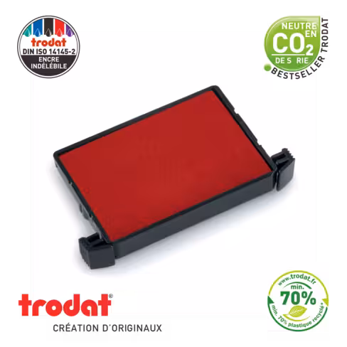 Cassette Trodat 6/4750 - rouge