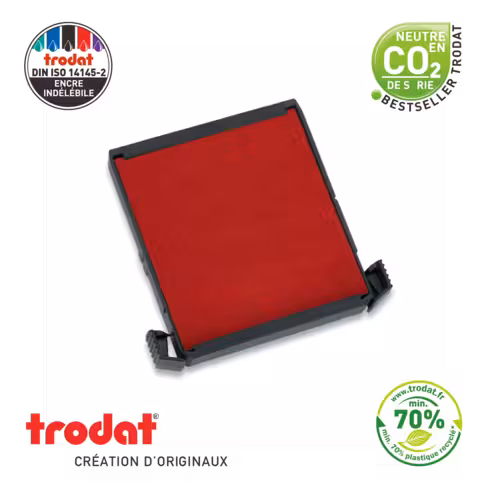 Cassette Trodat 6/4924 - rouge