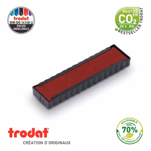 Cassette Trodat 6/4916 - rouge