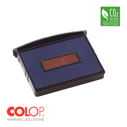 Cassette Colop E/2300/2 - bicolore bleu-rouge