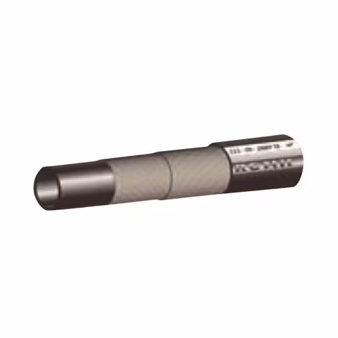 Flexible type C - tuyau de refoulement HP noir - 2 m DN 25 demi-raccords GFR male et femelle DN 20 DA 25 PN 25 sertis