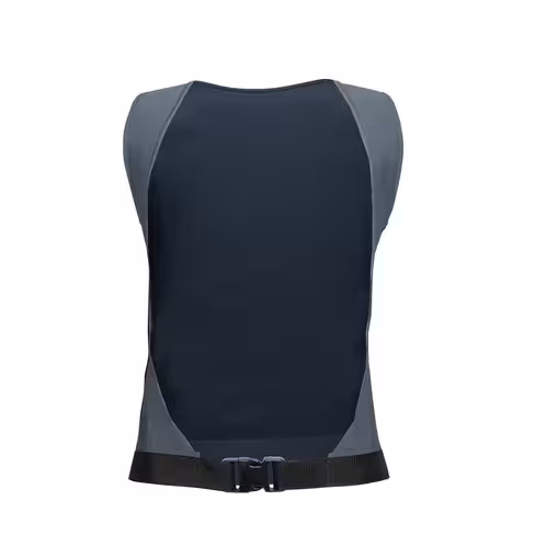 Gilet de protection du dos Lyne Pro homme - Percko - 80% polyamide - 20% élasthanne- gris - taille L
