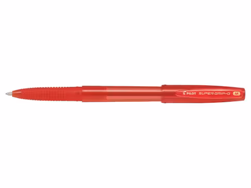 Stylo bille Pilot Supergrip-G - capuchon et rétractable - rouge - lot de 12
