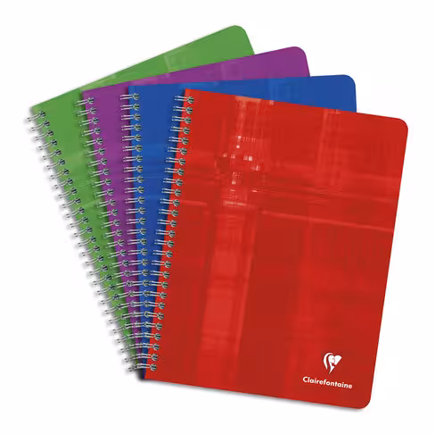 Cahier piqué réglure seyès Clairefontaine - 180 pages