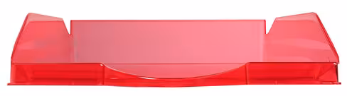 Corbeille à courrier Exacompta Ecotray Linicolor - framboise translucide