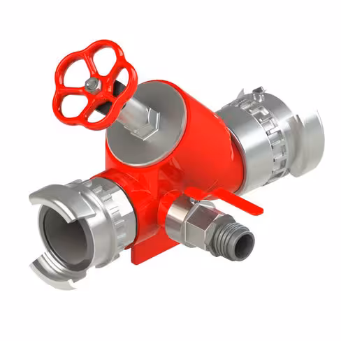 Vanne mobile bas d'échelle - entrée 1x DSP 65 - sortie 1x DSP 65 à verrou