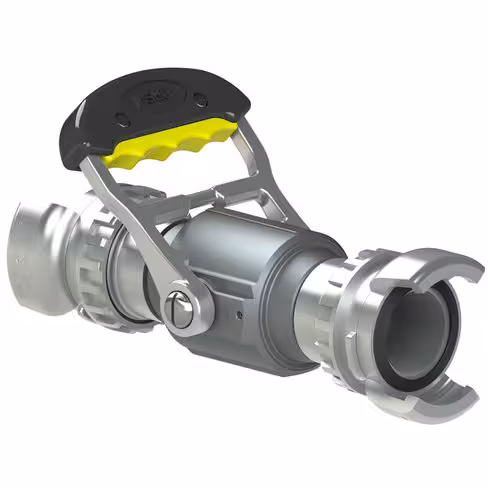 Vanne d'arrêt - entrée 1x DSP 50 - sortie 1x DSP 50 à verrou