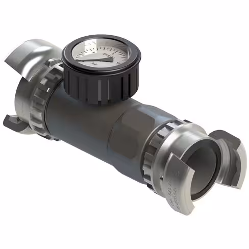 Contrôleur de pression en ligne - entrée et sortie DSP 50 - aluminium