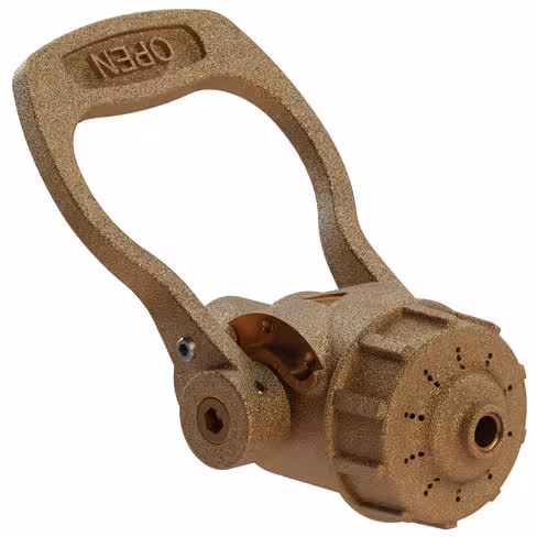 Diffuseur mixte DMA DTH 25-8-8 pour feux électriques - entrée femelle 24x200 - bronze