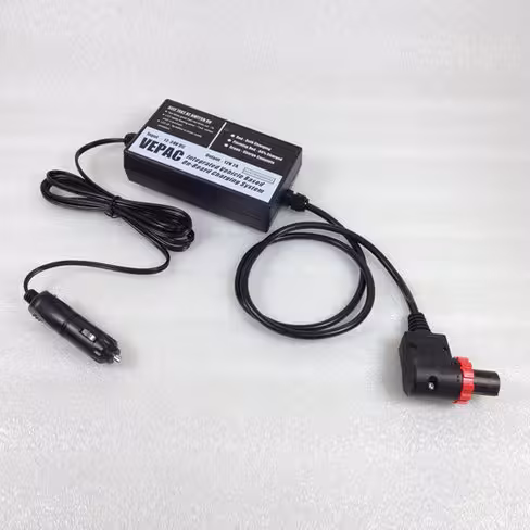 Chargeur externe allume-cigare 12/24 V - pour projecteur K9 - batterie plomb