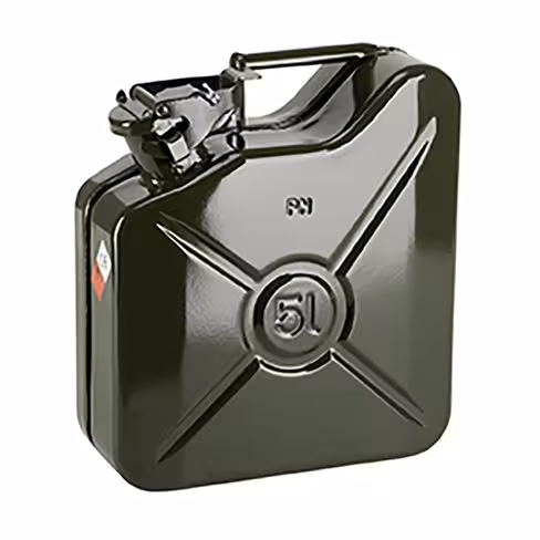 Jerrican US tôle hydrocarbure 5 l homologué