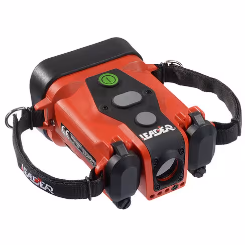 Caméra thermique Leader TIC 3.3V - 3 boutons, 2 batteries, 3 modes couleur, Zoom, Photo, Vidéo, Sangles latérales