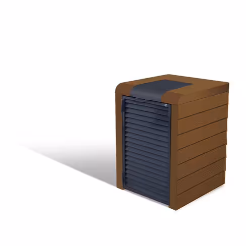 Abris conteneur béton 1 bac x 350 l