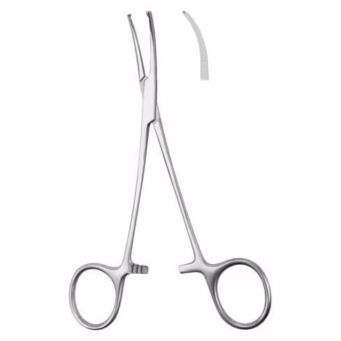 Pince Hemostatique Leriche 1x2 d courbee 15 cm