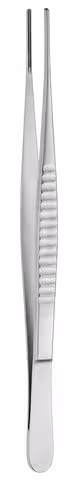 Pince atraumatique De Bakey 16 cm, droite, largeur 1,5 mm