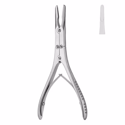 Pince gouge Boehler 15 cm, droite, largeur du mors 2 mm