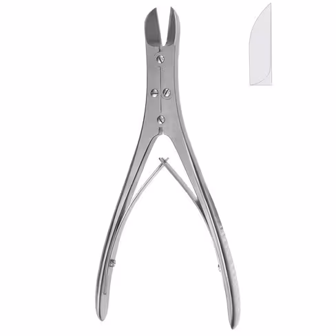 Pince coupante à os Ruskin-Liston 19 cm, droite