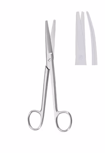 Ciseaux Mayo courbes 14,5 cm
