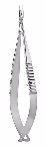 Ciseaux à iridectomie Vannas droits 8 cm