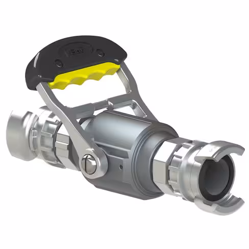 Robinet Monopok 35 - entrée 1x DSP 40 - sortie 1x DSP 40 - aluminium anodisé