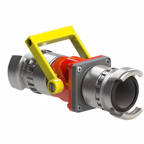 Robinet Monopok 52 - entrée 1x DSP 65 - sortie 1x DSP 65 - aluminium anodisé