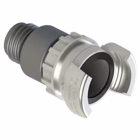 Jonction double DSP 40 à verrou - GFR mâle 20 - aluminium