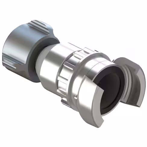 Jonction double DSP 40 à verrou - GFR femelle 20 - aluminium