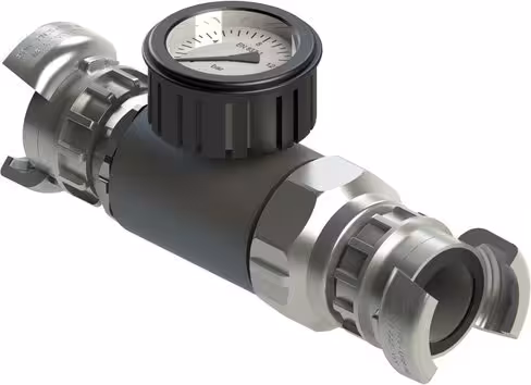 Contrôleur de pression en ligne - entrée et sortie par raccords DSP 40 - aluminium