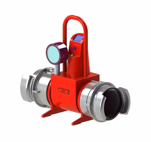 Débitmètre pour débits et pressions - entrée et sortie AR 100 à verrou