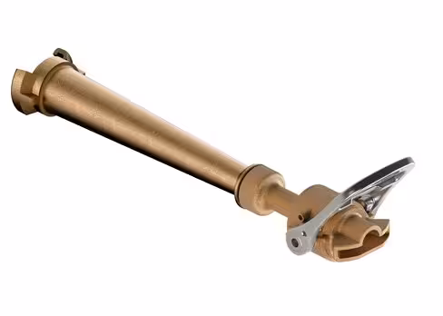 Fût de lance - souche sym. DN 65 - robinet DMB à diffusion en nappe Poket de 65/18-15 - bronze