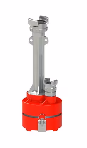 Hydro-éjecteur vide-cave avec clapet + purge - entrée 1x DSP 40 - sortie 1x DSP 65 - aluminium