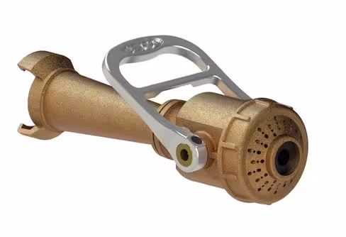 Fût de lance - souche sym Guillemin 40 - robinet DMA à diffusion en cône plein 40/14-14 - bronze