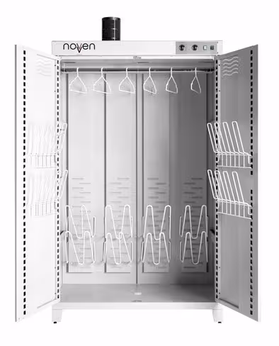 Armoire séchante et désinfectante - AR120 BIOTECH - Novven - fin différée - évacuation - l. 120 cm - 8 à 12 tenues
