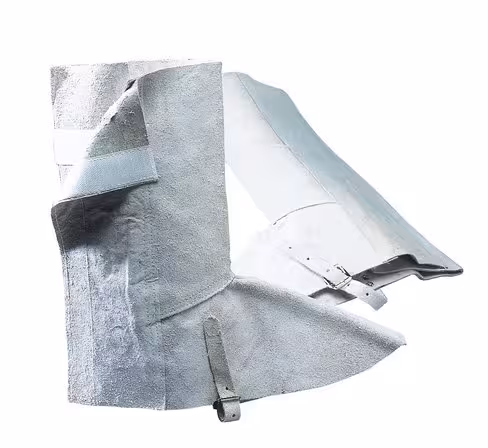 Guêtre soudeur - Singer - cuir croute RHT à ressort - la paire