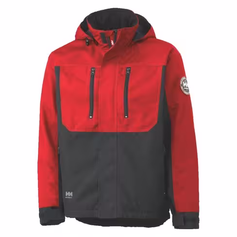 Blouson Berg - Helly Hansen - 100% polyester traitement oxford - rouge/noir - taille M -