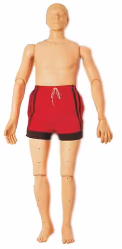 Mannequin de sauvetage articulé adulte RANDY - 20 kg - aquatique