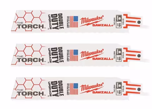 Lame métal 150 mm - pour scie sabre HD 28 SX - lot de 3