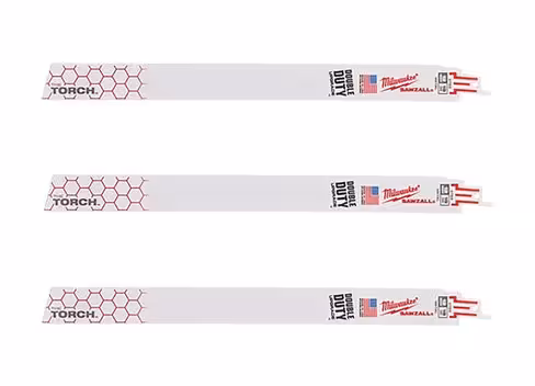 Lame métal 300 mm - pour scie sabre HD 28 SX - lot de 3