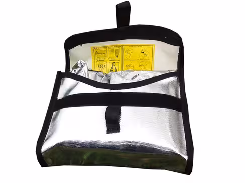 Sacoche aluminisée pour masque filtre Micro K et poncho - type SDIS VAR