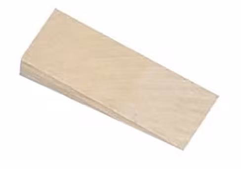 Cale de porte en bois - 60 x 20 x 10 mm - lot de 10