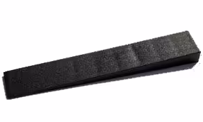 Cale de porte en plastique - 115 x 20 x 9 mm - noir - lot de 10