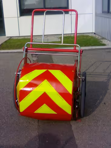 Housse pour dévidoir - microprisme - chevron gauche