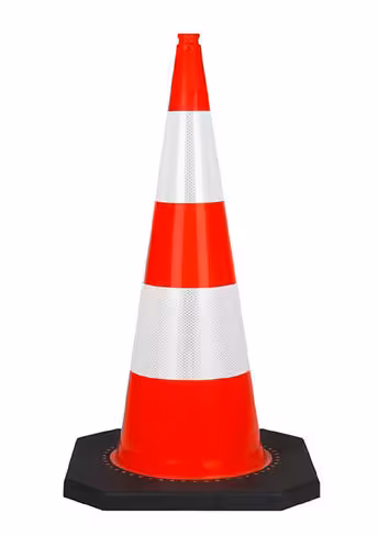 Cône de Lubeck 900 mm - classe 2 - haute intensité prismatique