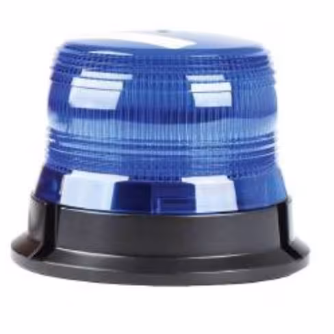 Gyrophare à LED Nebulo - 12/24V - fixation 3 points - bleu