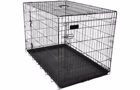 Cage pliante métal - 77 x 47 x 55 cm