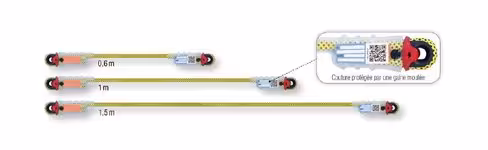 Longe en corde dynamique Dynapro 1,5 m