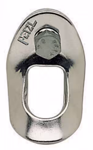 Plaquette coudée spéléologie - fixation amarrage - 15kN