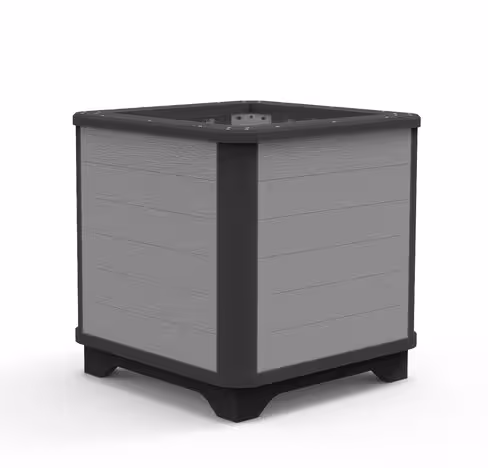 Jardinière Osaka - lattes plastique recyclé - contenance 0,35 m3 - coloris standard