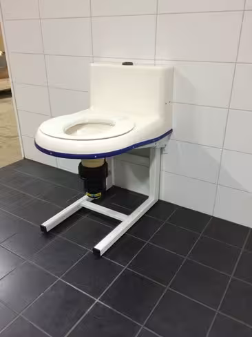 Support sol pour vidoir polyester